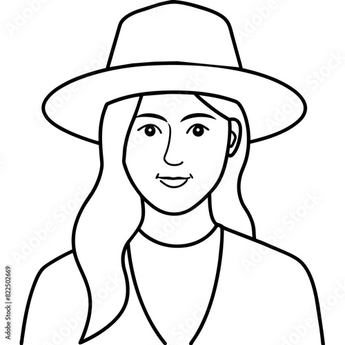 a-women-wearing-a-hat © VarotChondra