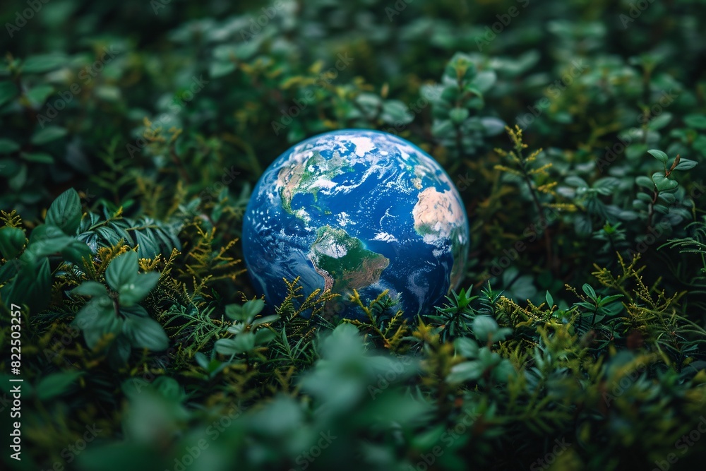 Earth Green Plant Environmental Protection Concept Earth Green Plant Environmental Protection Concept