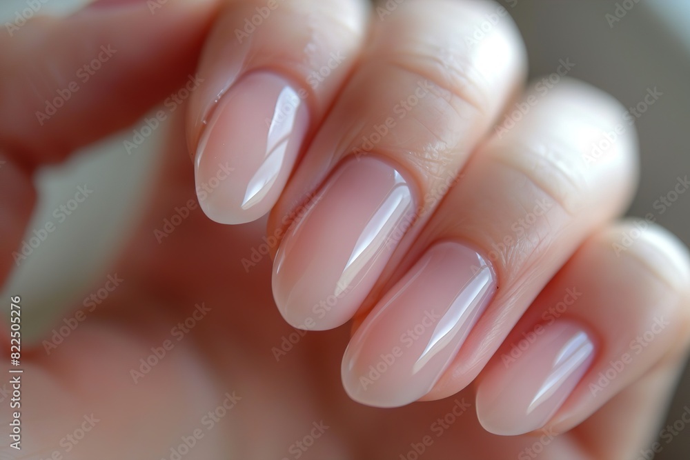 Pink Manicured Nail Pink Manicured Nail