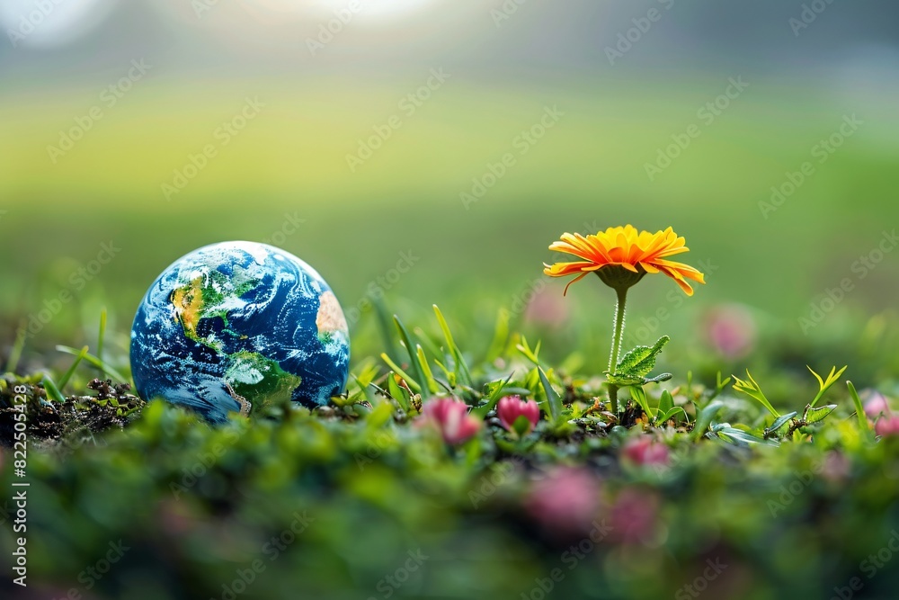 Earth Green Plant Environmental Protection Concept Earth Green Plant Environmental Protection Concept