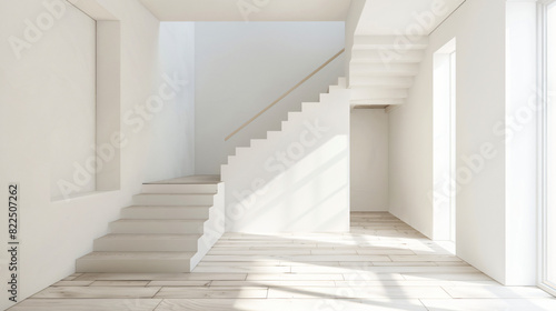 Stairway Leading to Bright Room