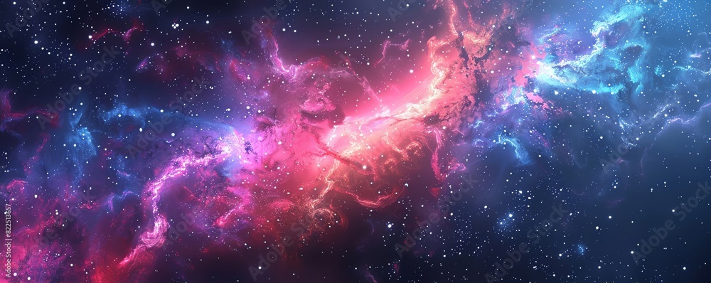 Obraz premium Abstract art inspired by galaxies2