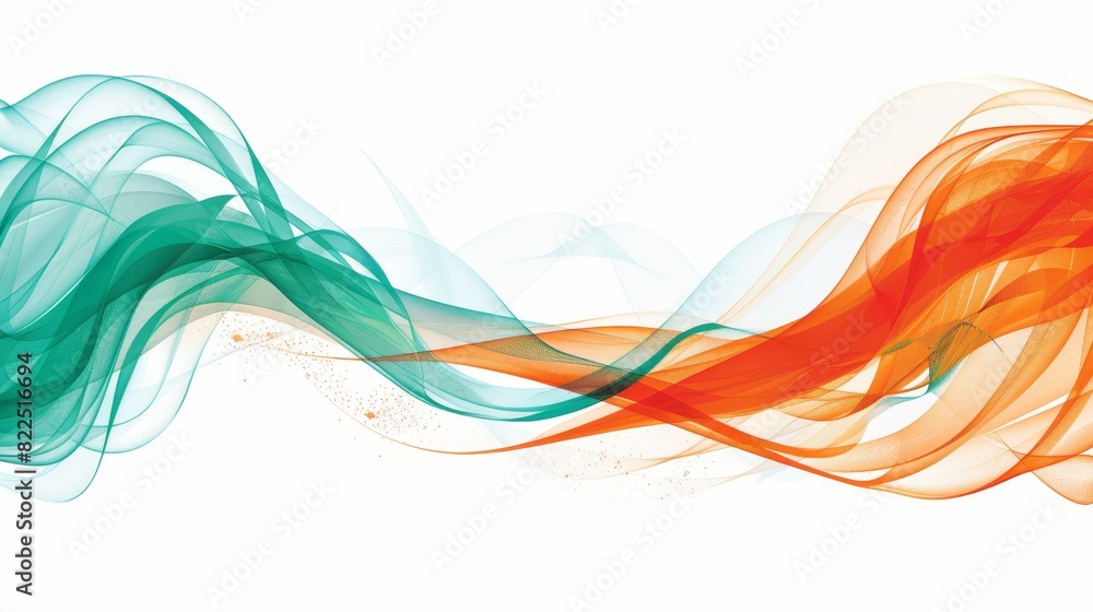 A red and green wave of smoke on a white background Ideal for t-shirt designs, includes space for text or a logo A red and green wave of smoke on a white background Ideal for t-shirt designs, includes space for text or a logo