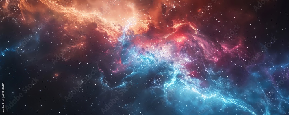 Cosmic collision between two galaxies Cosmic collision between two galaxies