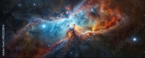 Cosmic dust clouds in a nebula2 photo