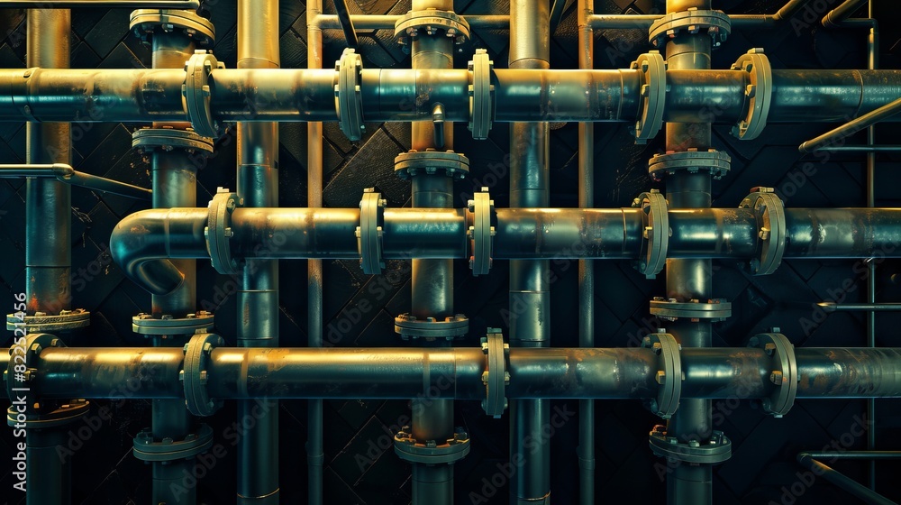 Fototapeta premium Pipe network.