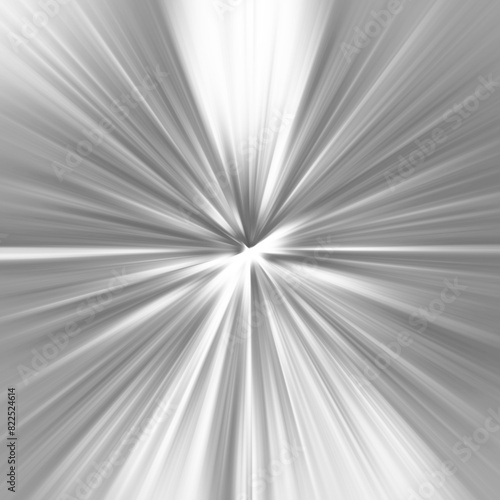 Black and white zoom motion effect. Abstract background.