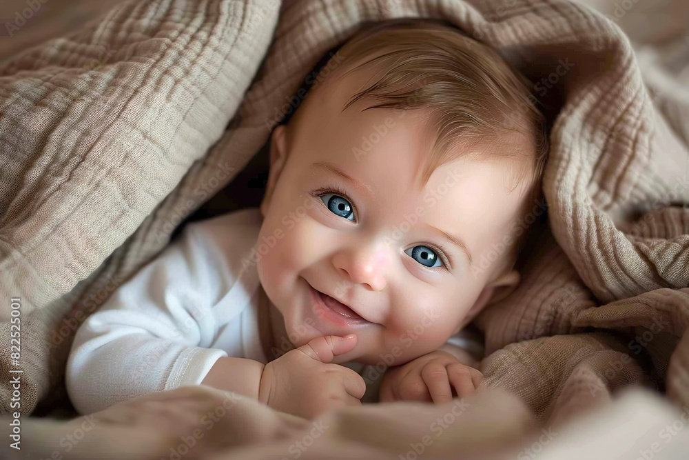 Joyful Baby Under Blanket Joyful Baby Under Blanket
