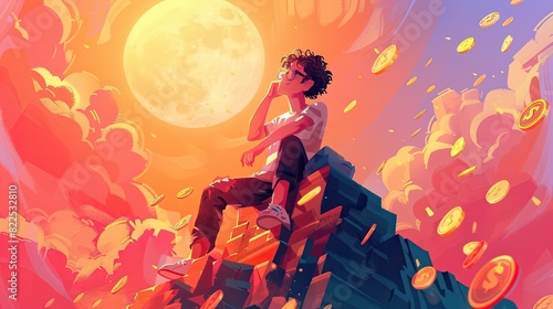 Young Entrepreneur Embodying the Dream of Building an Empire