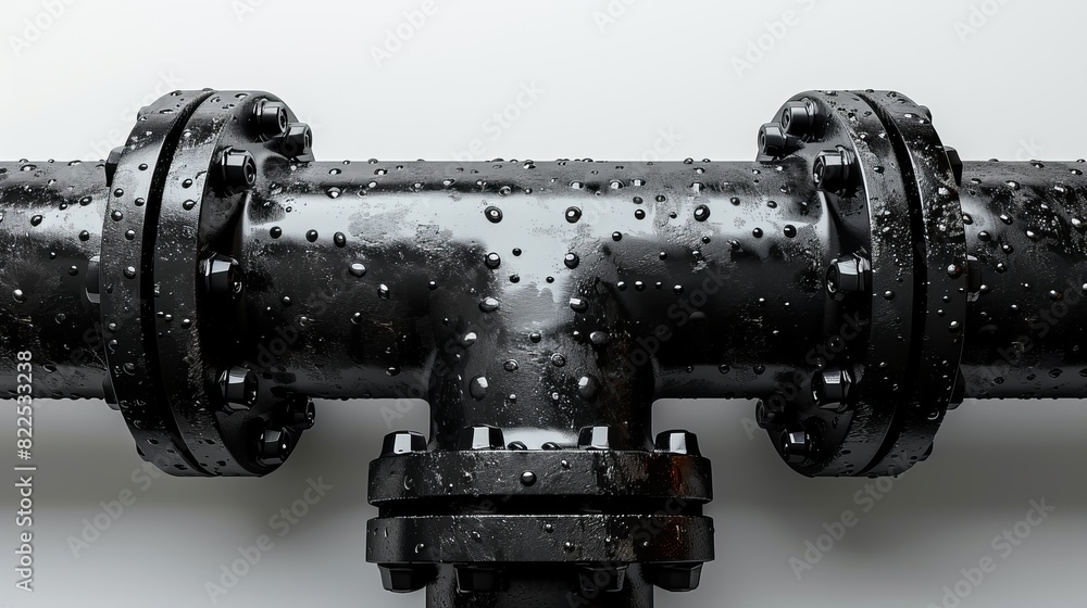 Vector pipeline silhouette, design element. Vector pipeline silhouette, design element.