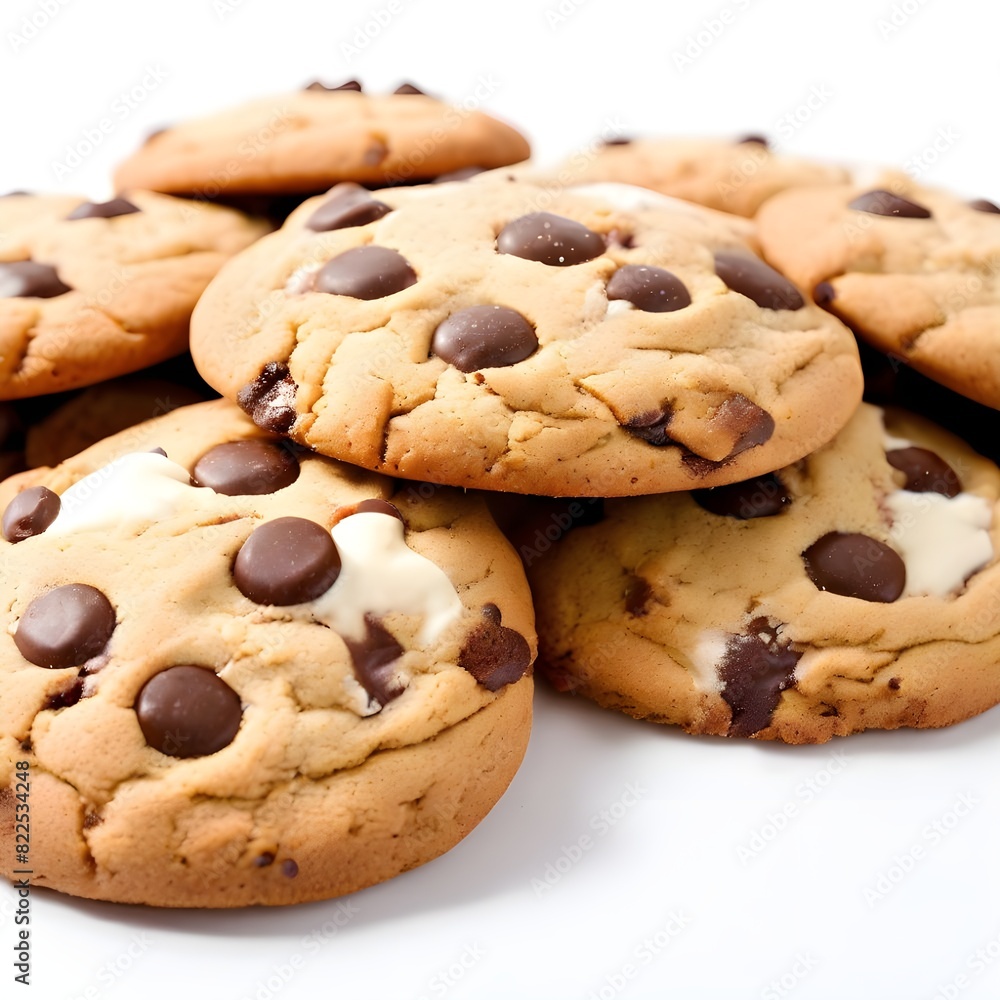Naklejka premium chocolate chip cookies