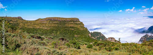 Urubici - paisagem panorâmica da pedra furada Santa Catarina Brasil 