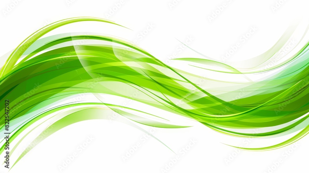 A green-and-white abstract background features a wave of alternate green and white lines on the left side The right side contrasts with a solid white background A green-and-white abstract background features a wave of alternate green and white lines on the left side The right side contrasts with a solid white background