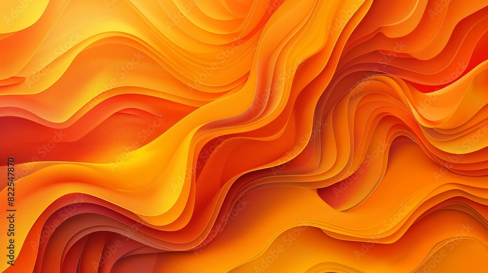 A digital illustration featuring bold orange gradients and smooth textures, forming an eye-catching and dynamic abstract design A digital illustration featuring bold orange gradients and smooth textures, forming an eye-catching and dynamic abstract design