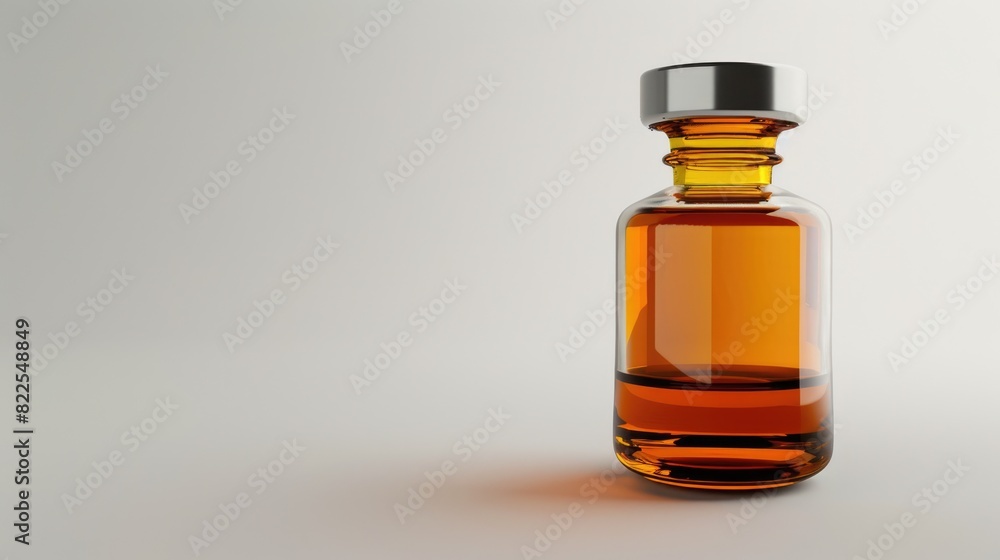 Liquid Medicine. Cold Symptom Relief in Health Care and Medical Concept Liquid Medicine. Cold Symptom Relief in Health Care and Medical Concept