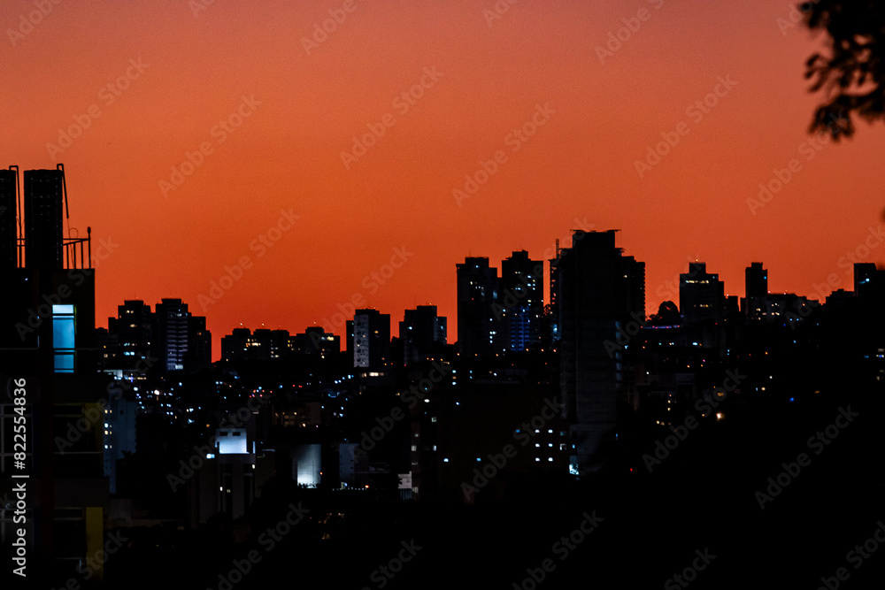 Skyline de São Paulo prédios e construção