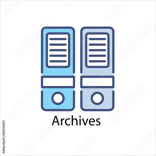 Archives vector icon