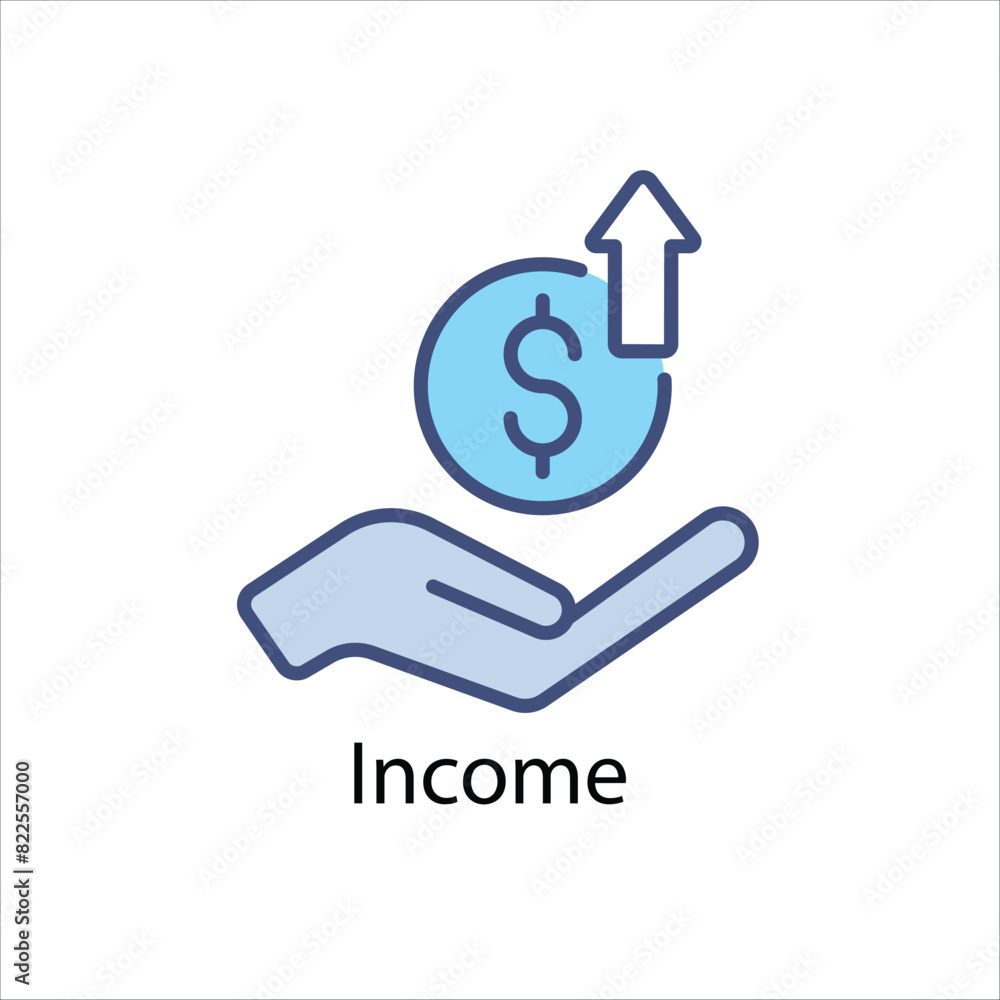 Income vector icon Income vector icon
