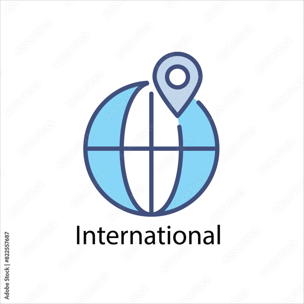 International vector icon