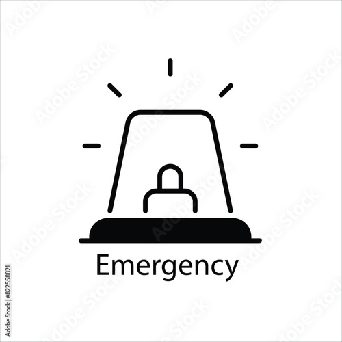 Emergency vector icon