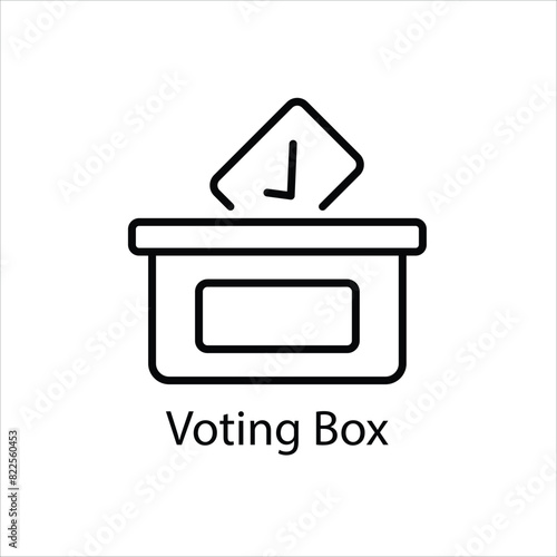Voting Box vector icon