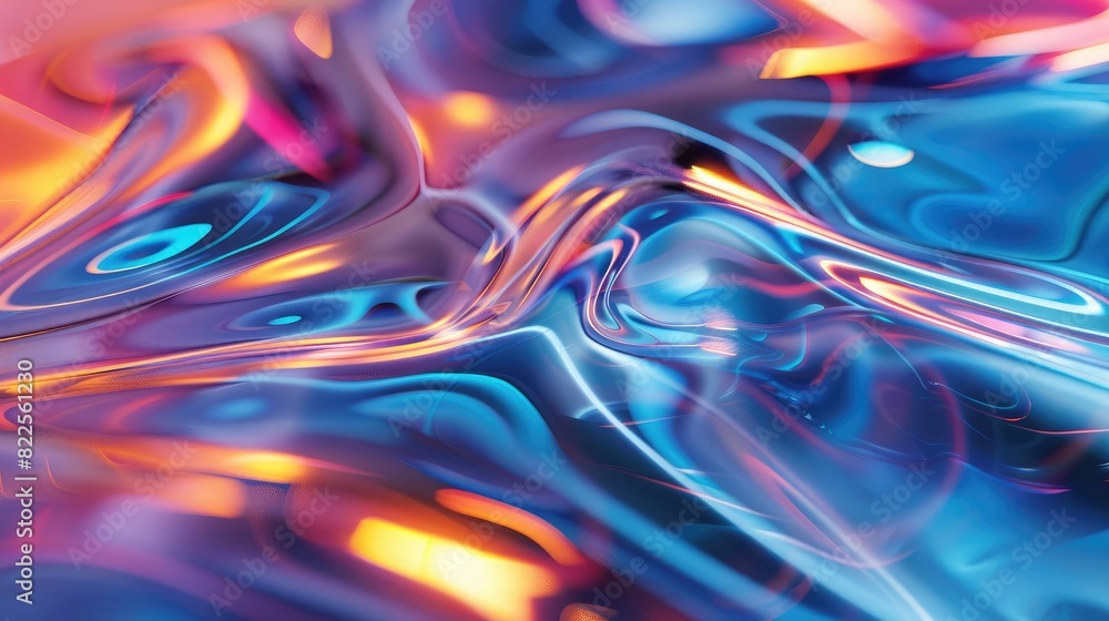 Create a 3D rendering of a vibrant and colorful abstract liquid Create a 3D rendering of a vibrant and colorful abstract liquid