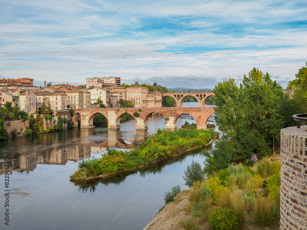 Obraz premium The ancient city of Albi in the south of France