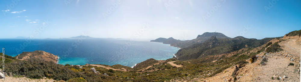 Landscape view of the coastline at Cap Routhianos Kos Island South Aegean Region (Südliche Ägäis) Greece Landscape view of the coastline at Cap Routhianos Kos Island South Aegean Region (Südliche Ägäis) Greece