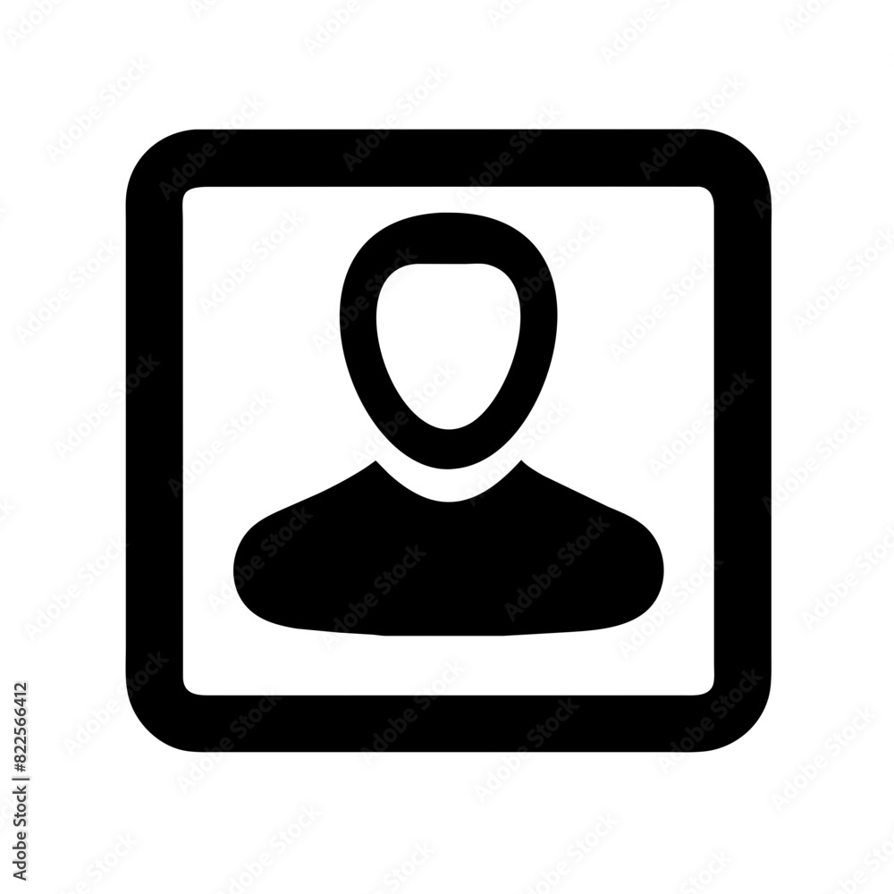 Anonymous Male User Profile Picture Icon - Vector Illustration Anonymous Male User Profile Picture Icon - Vector Illustration