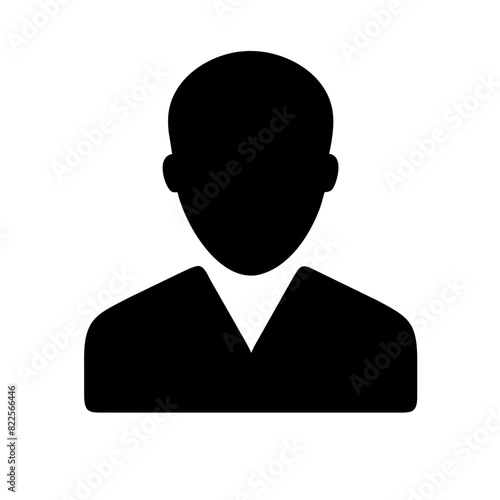 Default Anonymous Male User Profile Picture Vector - Silhouette Icon
