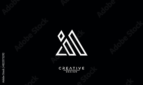 AI, IA, A, I, Abstract Letters Logo Monogram