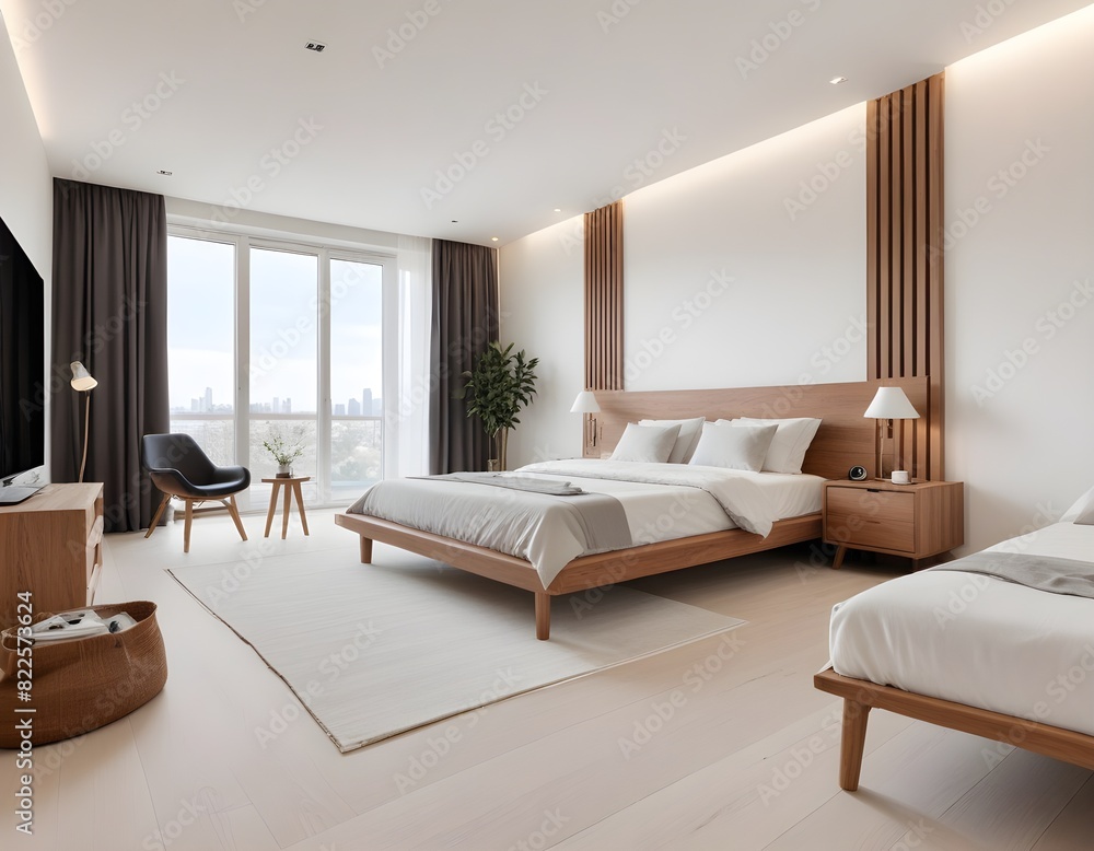 Fototapeta premium modern living room with sofa