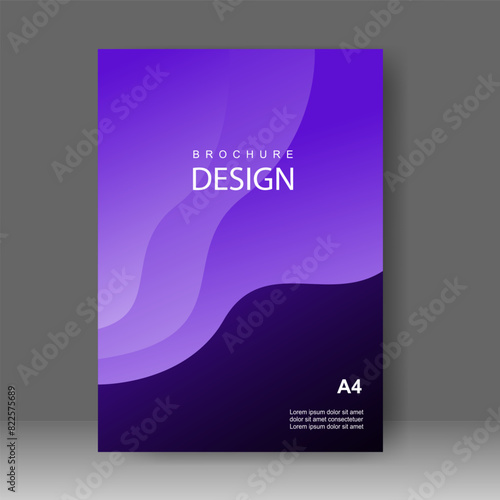 Cover design modern style. Annual report. Brochure template, catalog. Simple Flyer promotion. magazine. Vector illustration	