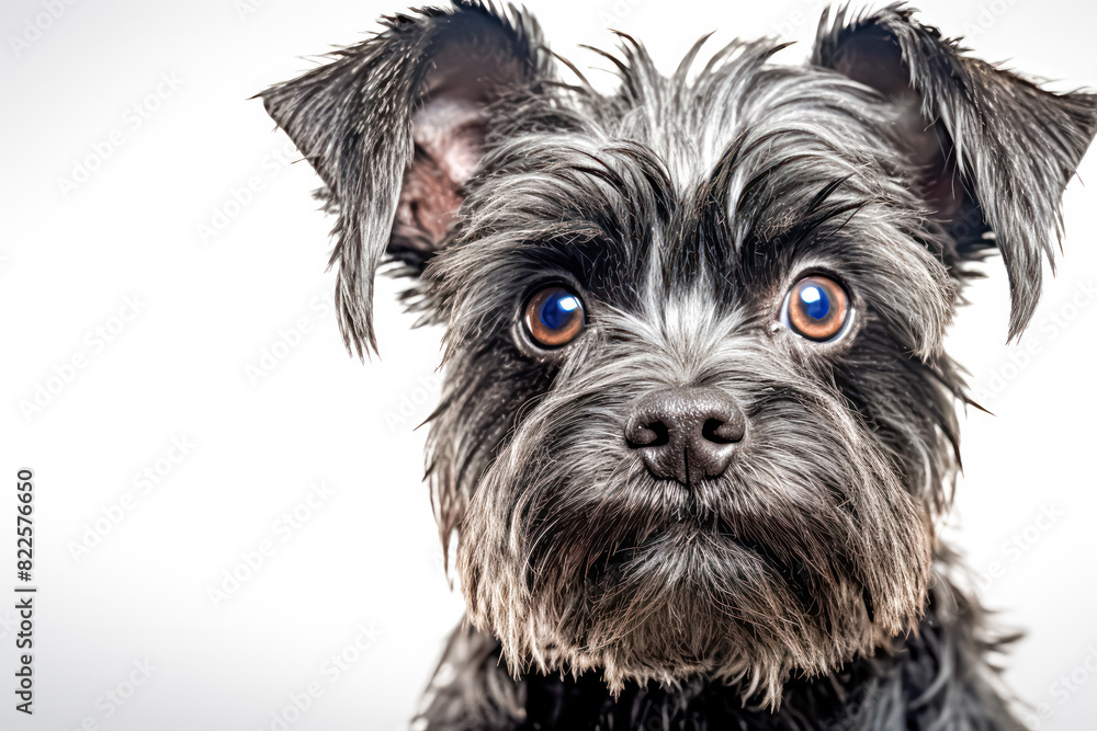 Affenpinscher in a studio setting against a white backdrop, showcasing their playful and charming personalities in a professional photoshoot. Affenpinscher in a studio setting against a white backdrop, showcasing their playful and charming personalities in a professional photoshoot.