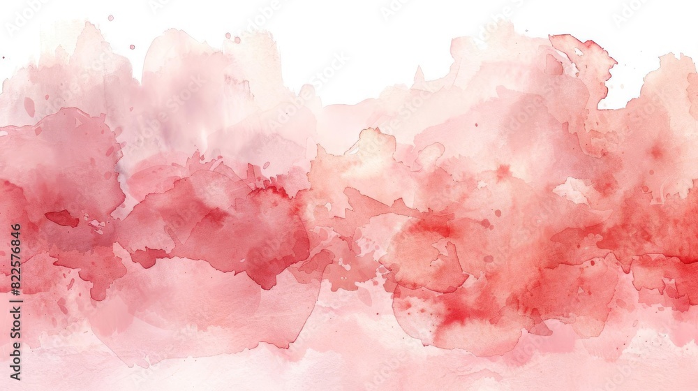 Abstract painting. Pink and red watercolor. Abstract painting. Pink and red watercolor.