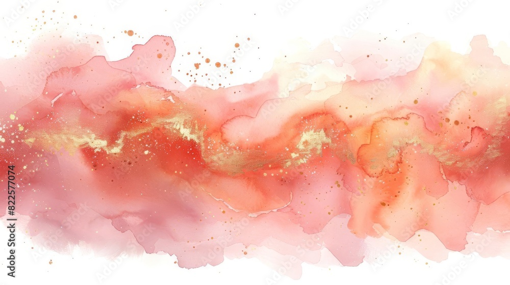 Abstract painting. Pink and gold colors. Delicate marble texture. Abstract painting. Pink and gold colors. Delicate marble texture.