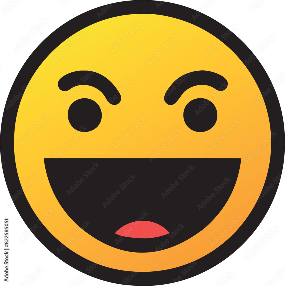 happy emoji, icon