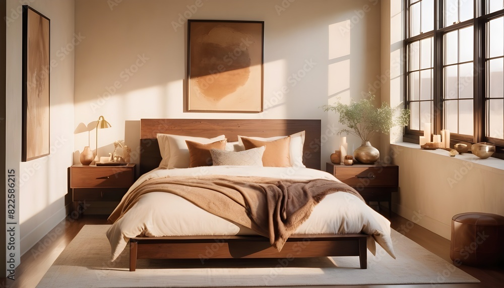 Original and modern design idea for bedroom in a loft Original and modern design idea for bedroom in a loft