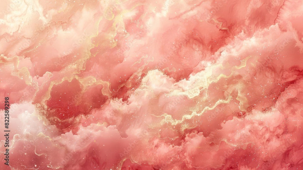 The image is a depiction of a pink and white marble texture. The image is a depiction of a pink and white marble texture.