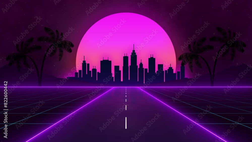 retro futurism neon retro futurism neon