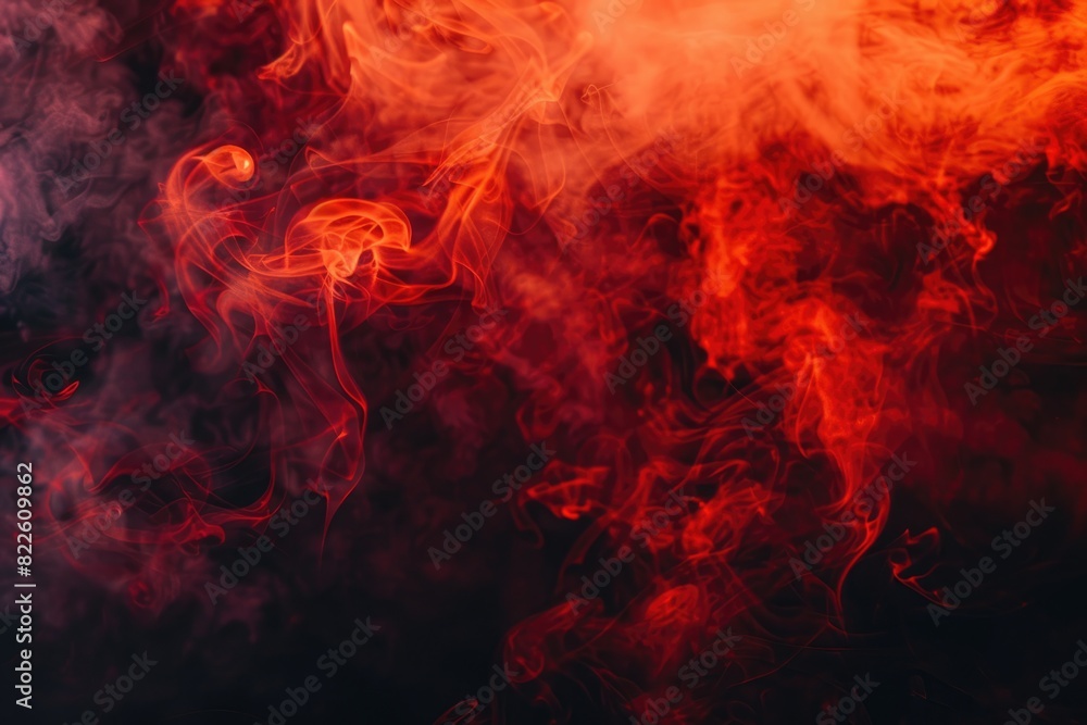 Smoke Red. Red Sky Abstract Background with Fiery Sunset and Cloud Texture Smoke Red. Red Sky Abstract Background with Fiery Sunset and Cloud Texture