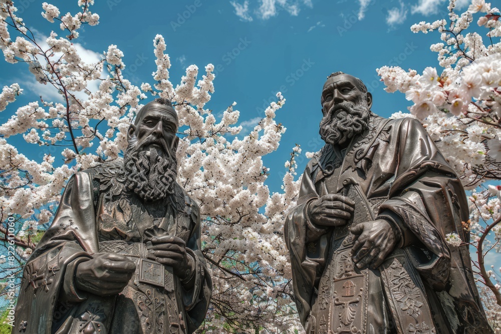 Statues Of Kirill And Methodius Statues Of Kirill And Methodius