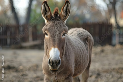 A donkey standing in mud © Sandu