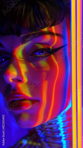 Synthwave Woman
