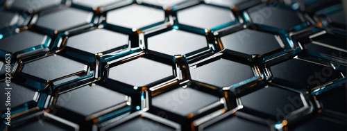 Simple yet striking hexagon pattern, great for medical, technology, or science.