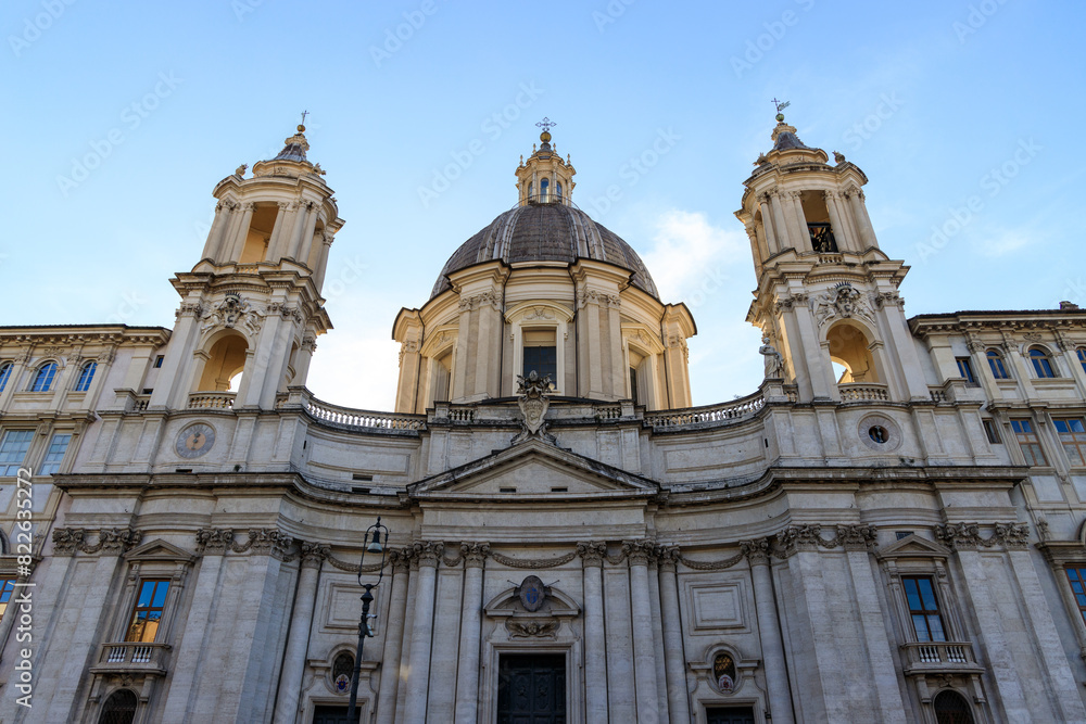 Sant'Agnese in Agone church in Rome, Italy Sant'Agnese in Agone church in Rome, Italy
