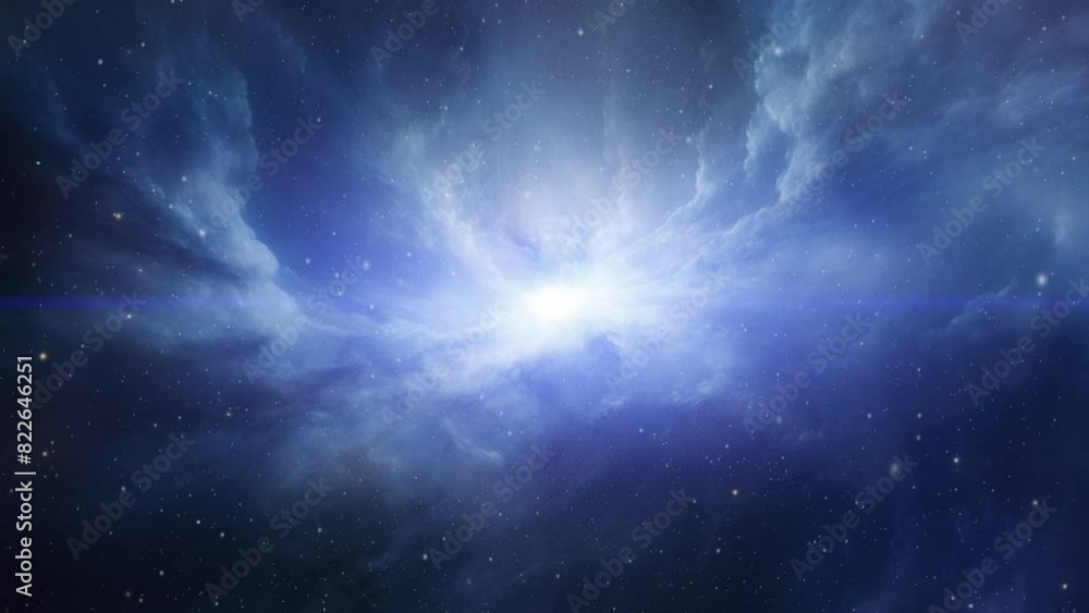 Space fantasy background with a galaxy and a star in the center. Space fantasy background with a galaxy and a star in the center.