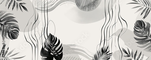 Wallpaper Mural Whispering Winds: Ethereal Flow of Nature and Abstract Forms Torontodigital.ca