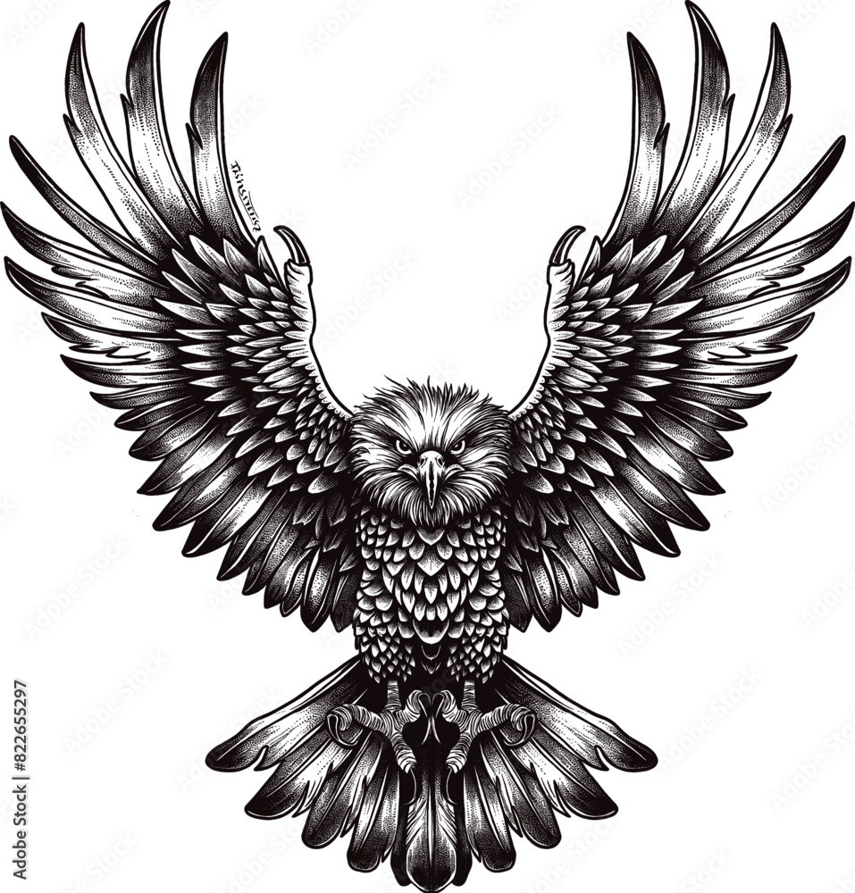 Obraz premium Eagle Vector Illustrations