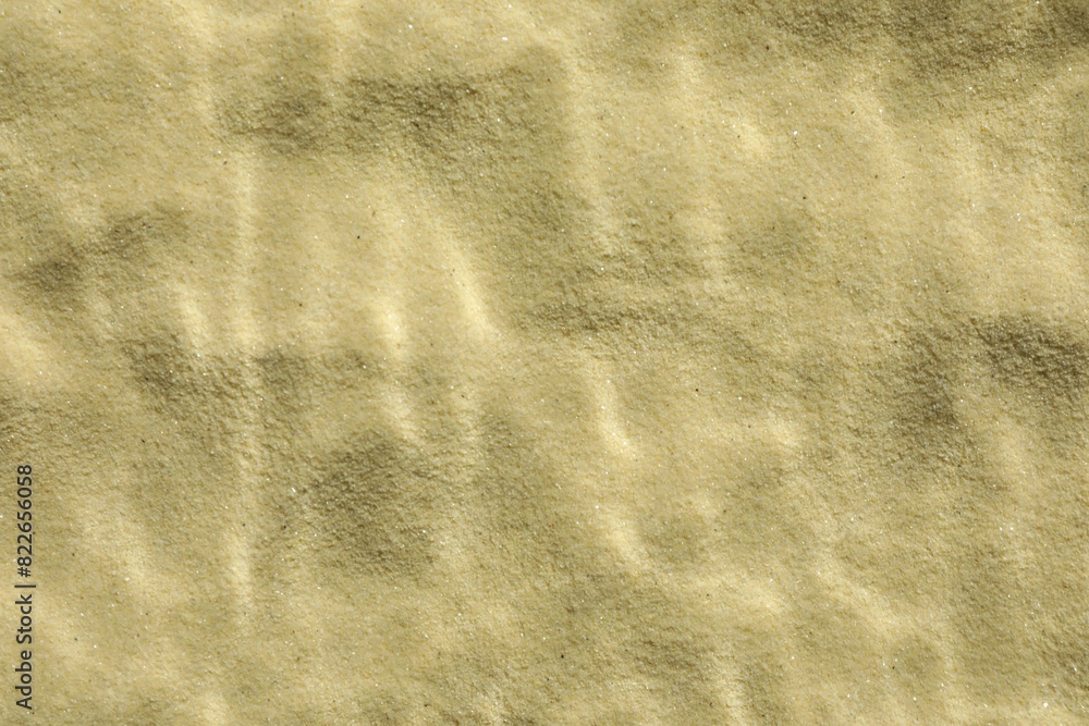 Naklejka premium Sand under water as background, top view